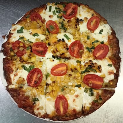 Homemade pizza at Murry's Place restaurant and pub
