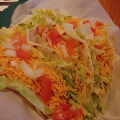 Homemade tacos served during Tuesday Fiesta Night at Murry's Place